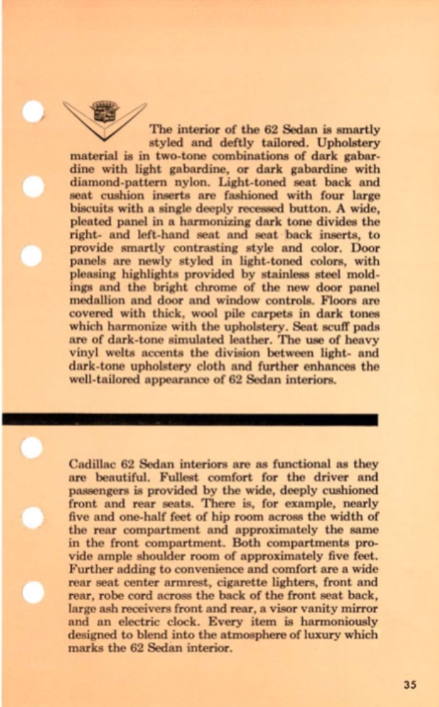 1955 Cadillac Salesmans Data Book Page 99